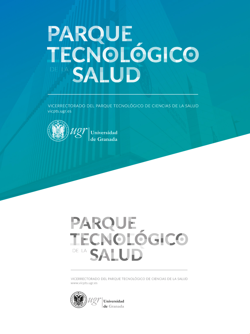 Identidad corporativa Vicerrectorado del Parque TecnolÃ³gico de Ciencias de la Salud / Universidad de Granada